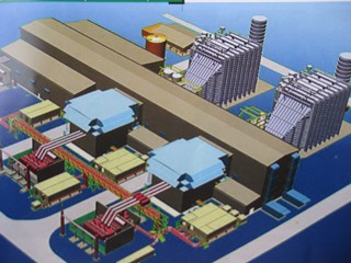 Model of Nhon Trach 2 Power Plant.